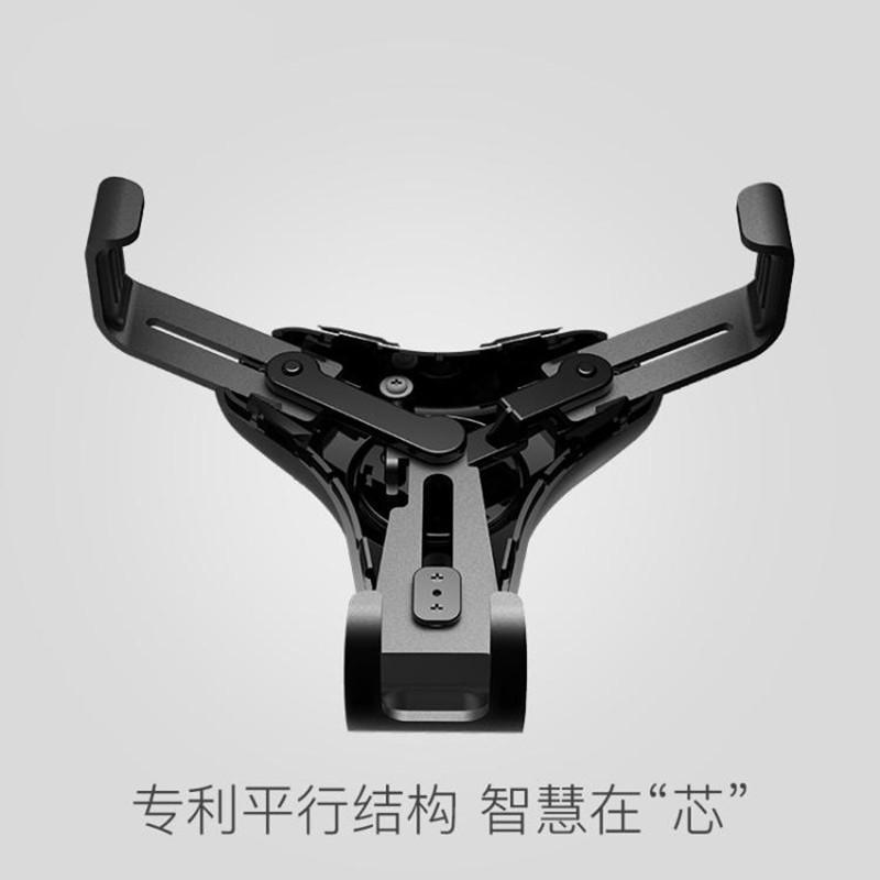 宁百辰汽车重力车载手机支架 汽车三角手机出风口支架卡扣式车载重力三角支架通用