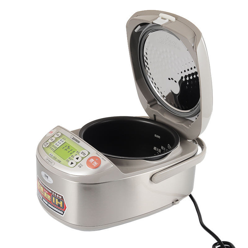 象印(ZO JIRUSHI)电饭煲原装进口3L电饭锅IH电磁加热 NP-HBH10C 不锈钢色 4-6人份