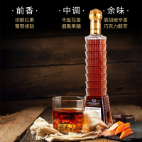 法国进口xo白兰地2瓶洋酒送礼摆柜收藏酒吧口粮酒40度700ml