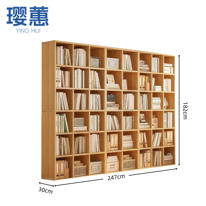 璎蕙 书柜 247*30*182cm 台高清大图
