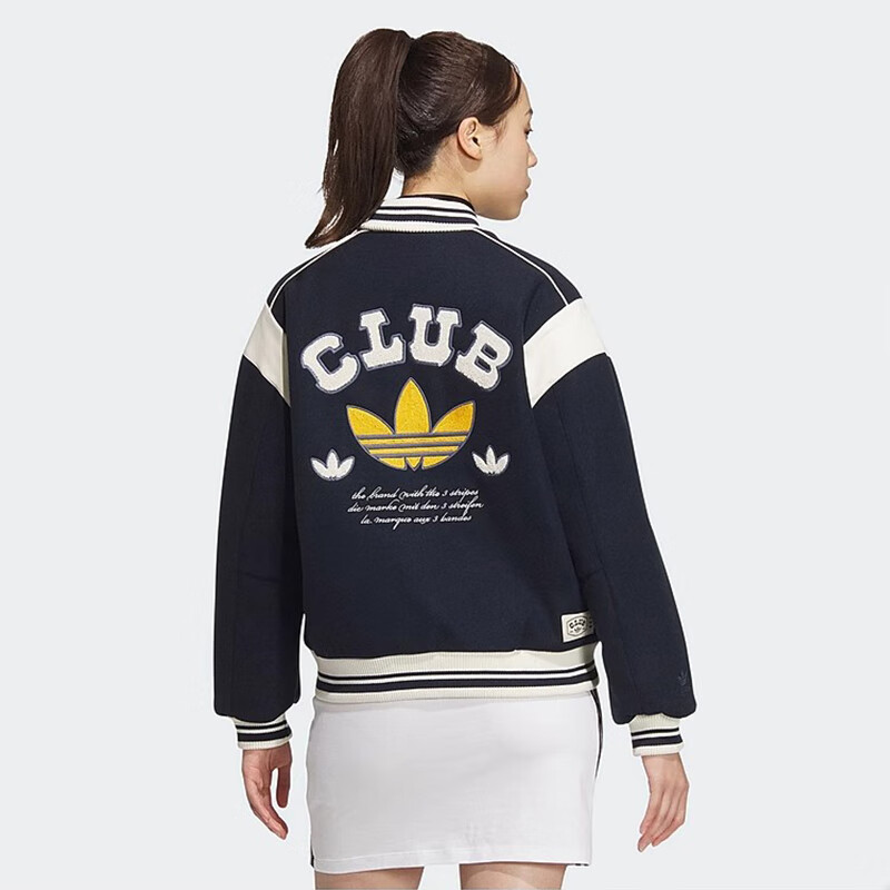 阿迪达斯(adidas)三叶草女装新款舒适休闲运动时尚棉服JD6379 ZP高清大图