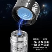 爱仕达(ASD)玻璃杯双层家用高硼硅玻璃杯携磁吸泡茶杯子水杯茶水分离RWB32B8Q