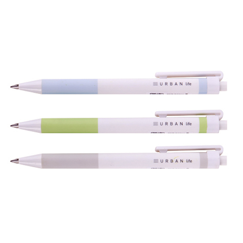 得力(deli) A026B-01拔帽中性笔水笔签字笔 颜色随机 0.38mm 12支/盒 一盒装