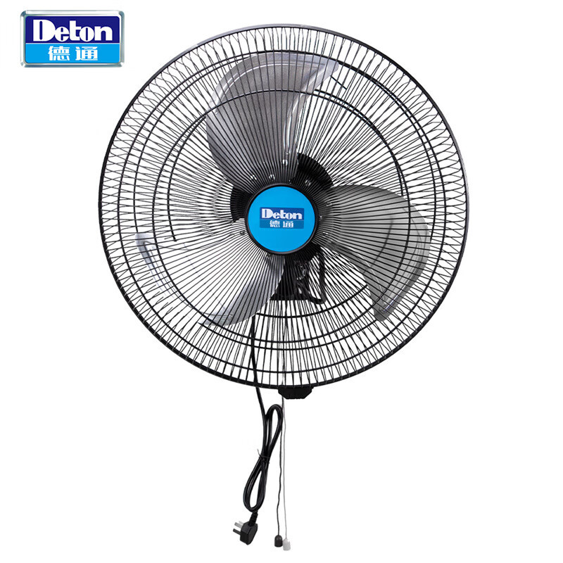 德通(deton)cf-50w 工业风扇商用挂墙式壁挂扇220v可摇头办公室商场风扇高清大图