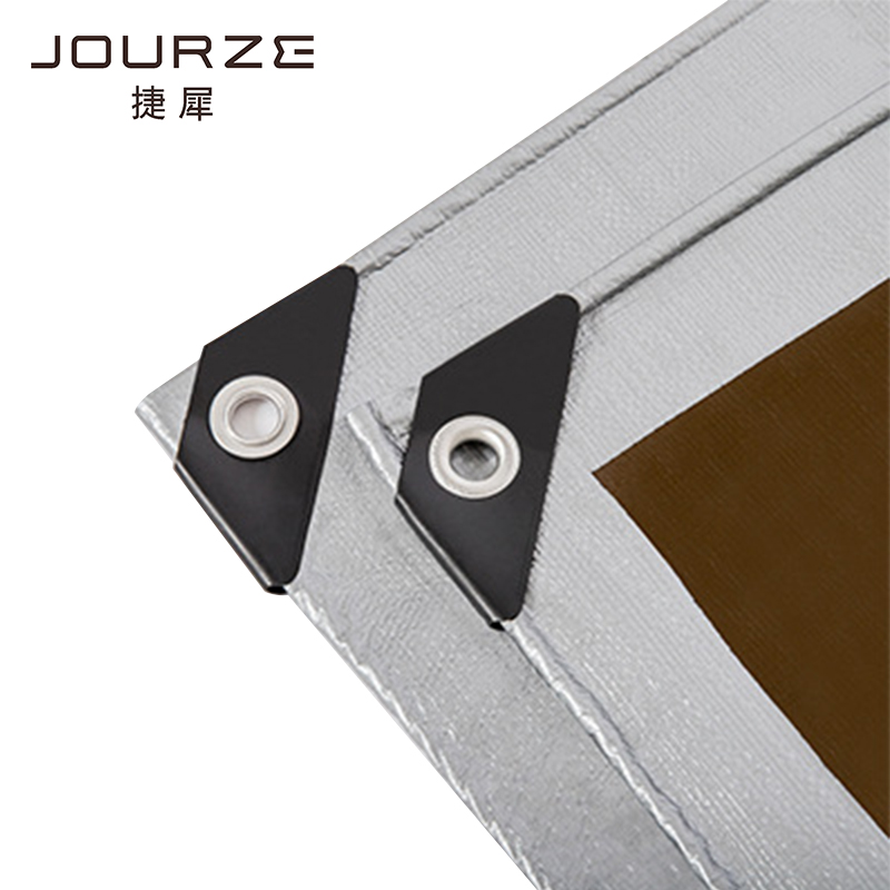 捷犀 灰色防雨篷布 450g/平方米高清大图