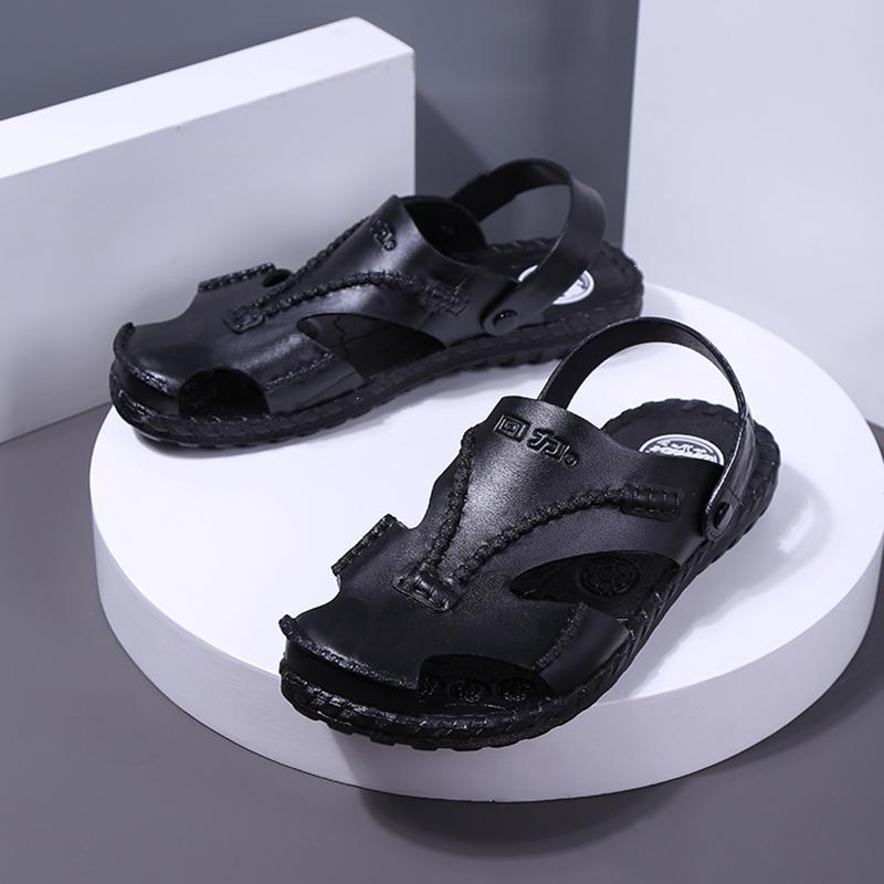 回力(warrior)凉鞋男士夏季休闲包头外穿沙滩鞋塑料凉拖鞋两用