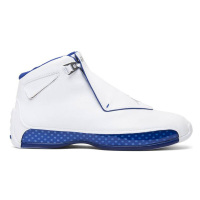 耐克篮球鞋Air Jordan18 Retro AJ18乔丹中帮男士篮球鞋运动休闲实战战靴奇才蓝白公牛红