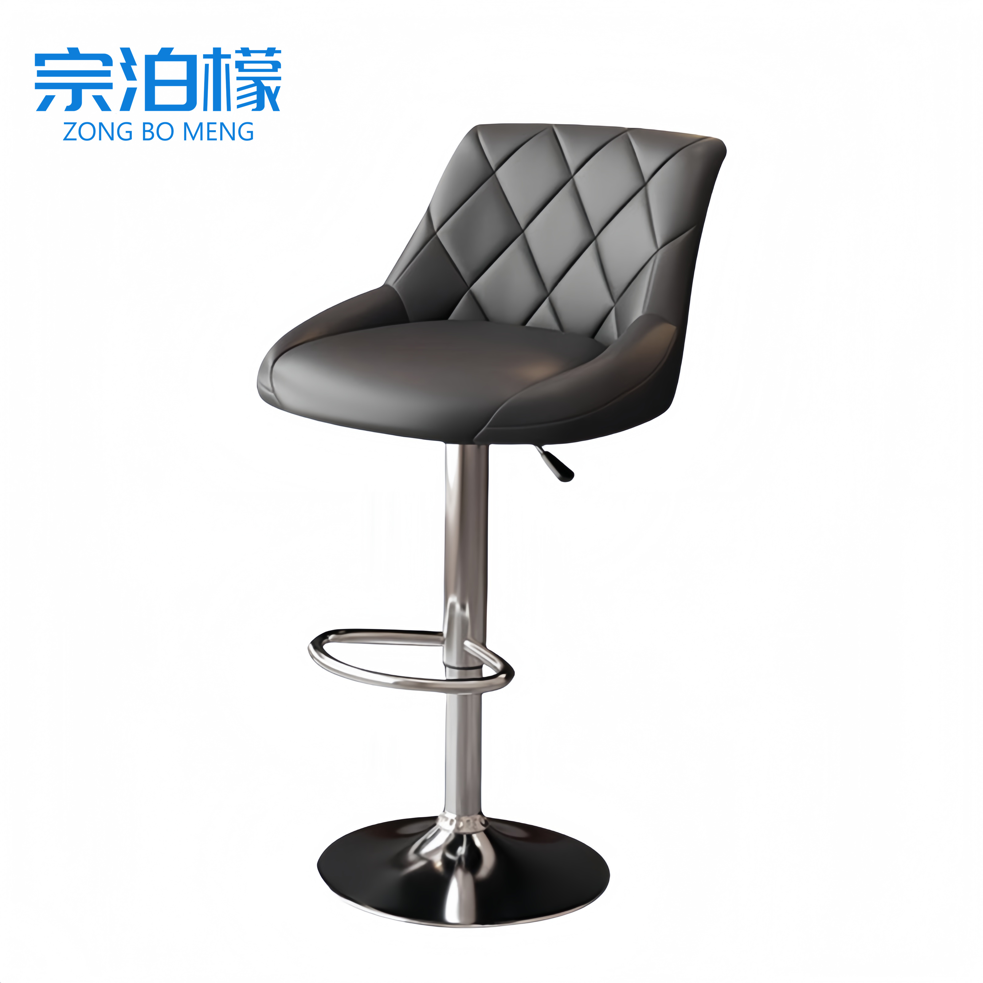 宗泊檬高脚凳385*385*810mm个高清大图