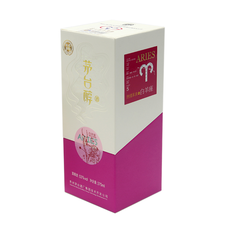 茅台醇 星座酒白羊座 53度375ml*1盒装 酱香型白酒 入口柔顺
