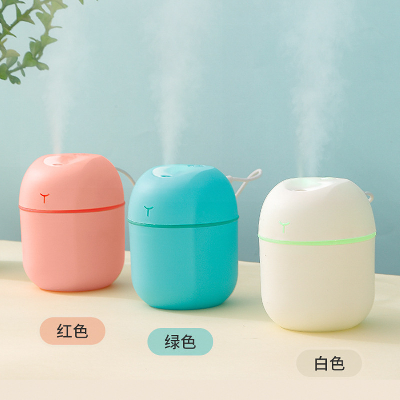 彩蛋加湿器家用大雾量卧室桌面母婴喷雾器迷你小型车载加湿器高清大图