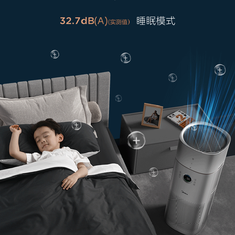 美的空气净化器除甲醛除异味除螨KJ650G-RX600 PRO高清大图