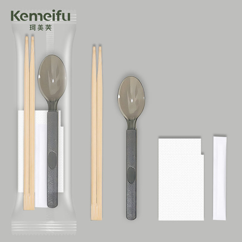 珂美芙 一次性餐具包 四件套100套/包高清大图