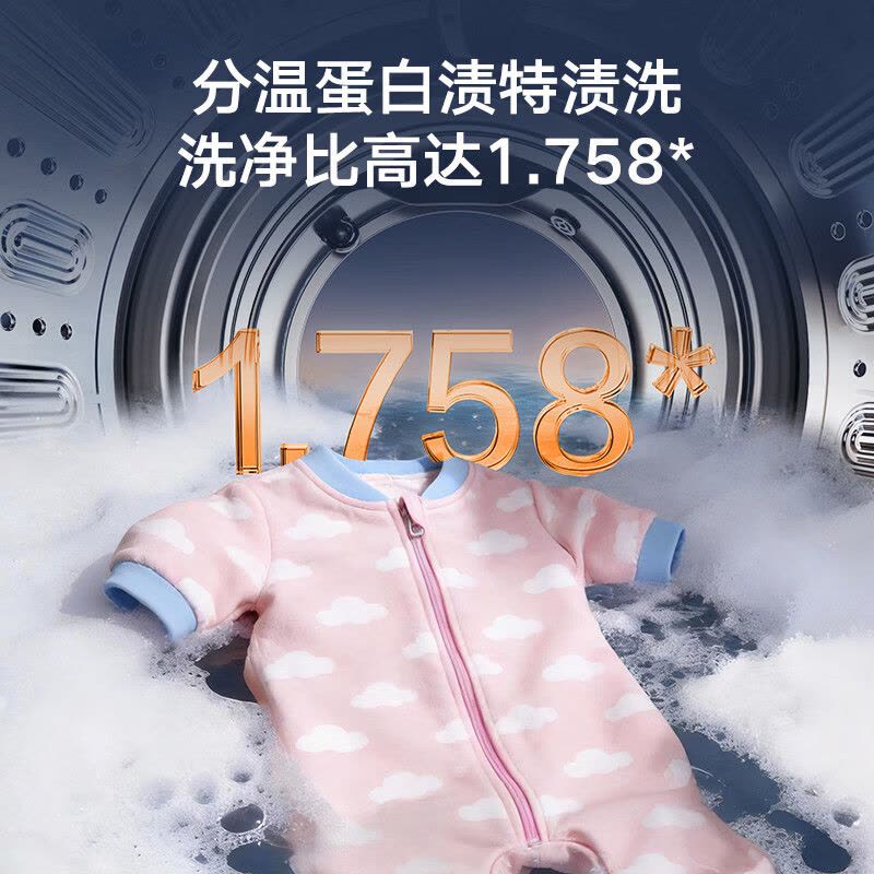 [官方正品]小天鹅全自动滚筒洗衣机 2kg节能1级能效不锈钢内桶冷热双洗三口之家优选TNDD20-08AIDET图片