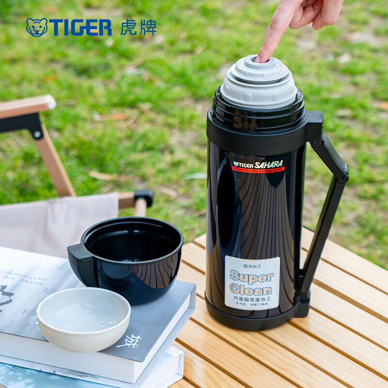 虎牌(TIGER)保温杯不锈钢便携户外杯男女运动水壶CWO-C150 1.49L高清大图