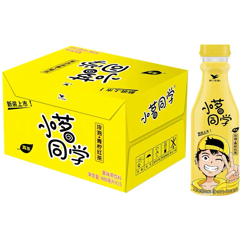 统一小茗同学 冷泡茶 青柠红茶 480ml