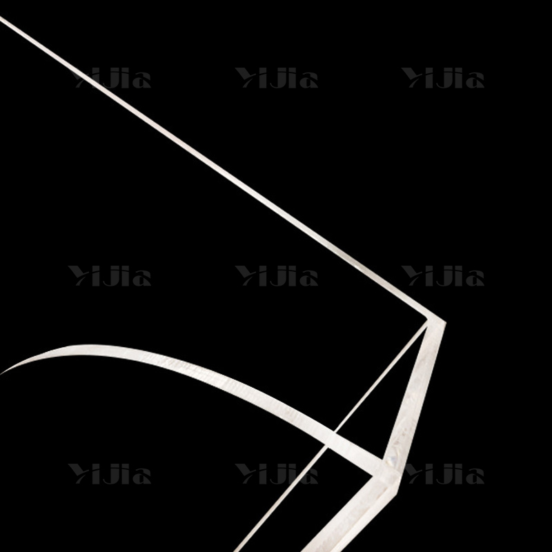 翌嘉YJ4123048 透明亚克力纸巾盒 黑色方底高清大图