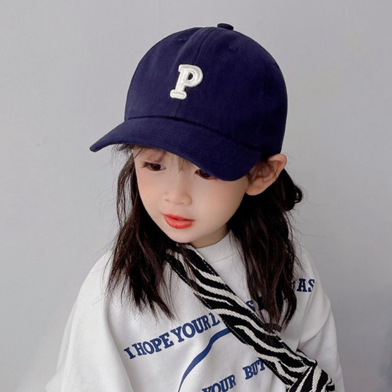 儿童帽子春秋时尚女童鸭舌帽洋气韩版遮阳棒球帽男孩太阳帽潮