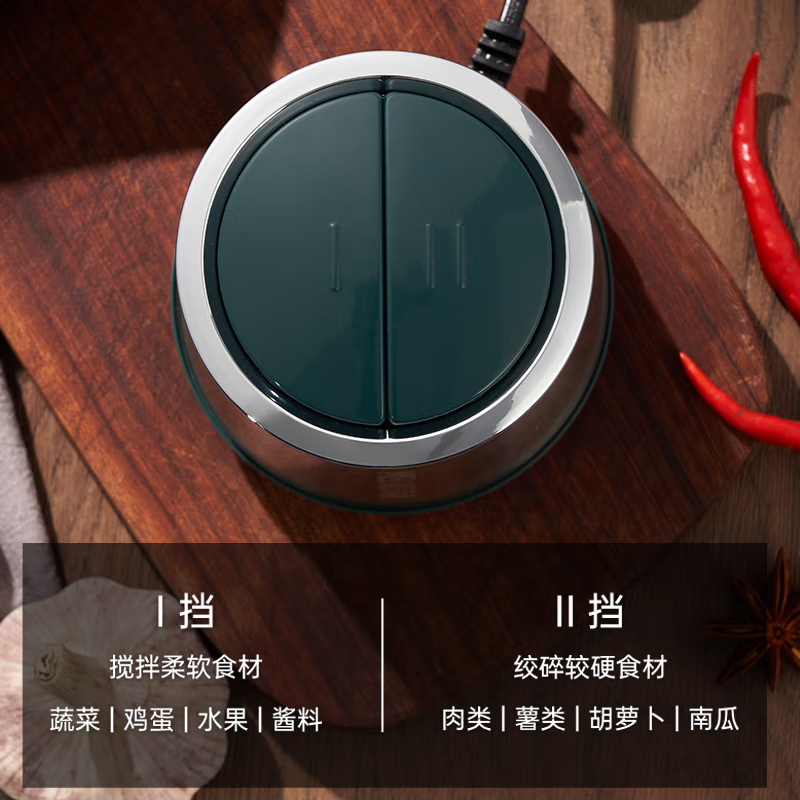 美菱(MELNG)绞肉机家用电动小型全自动搅拌机多功能 绞菜料理机MM-DC23(3L 双刀)