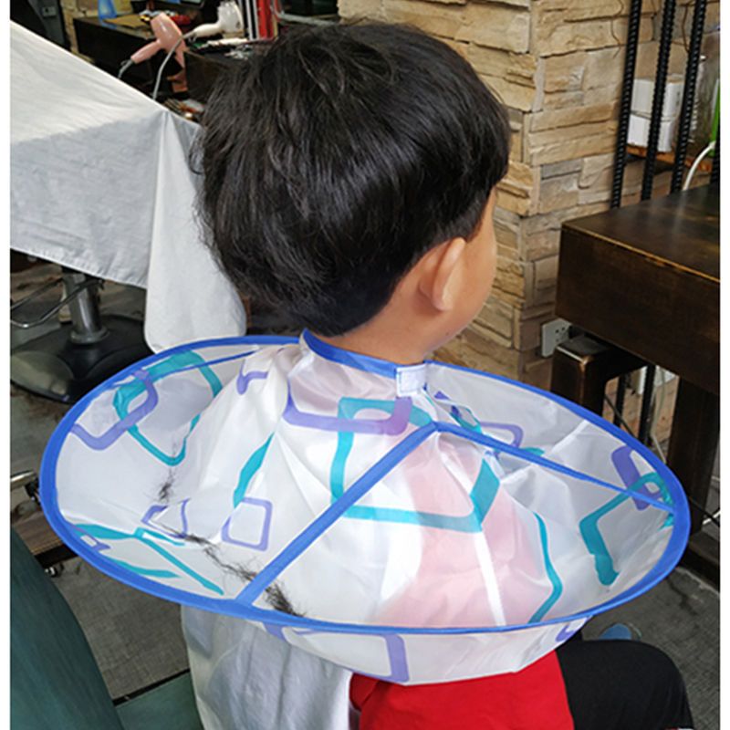 理发围兜不粘发成人剪发斗篷围布家用儿童理发围裙罩衣剃头理发兜宝宝
