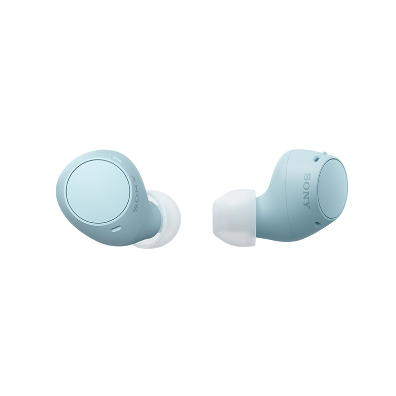 索尼(SONY) WF-C510 轻巧舒适真无线立体声耳机 长效续航 单只4.6g 浅蓝色