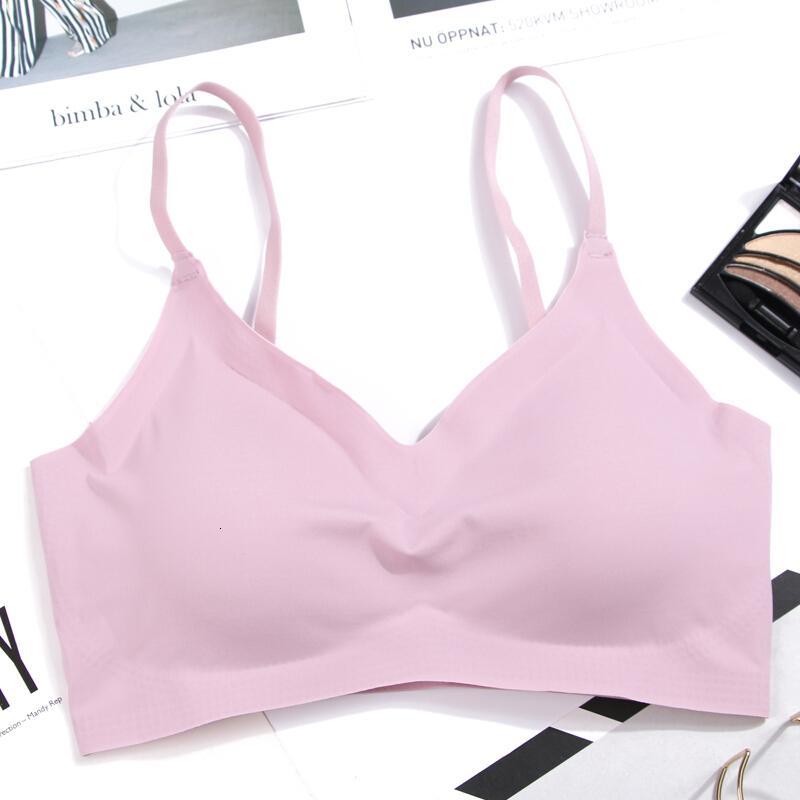 无痕内衣套装女薄款文胸拢收副乳无钢圈运动零束缚带背心