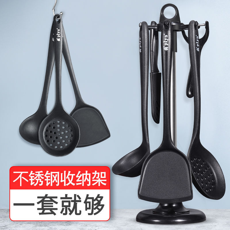 全套耐高温硅胶不粘锅专用锅铲护汤勺全套厨房家用炒菜肉厨具套装