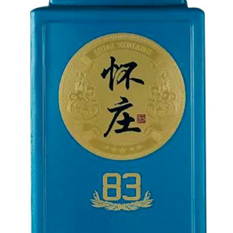 怀庄贵州53度83酱香型白酒(礼盒装)500ml单瓶