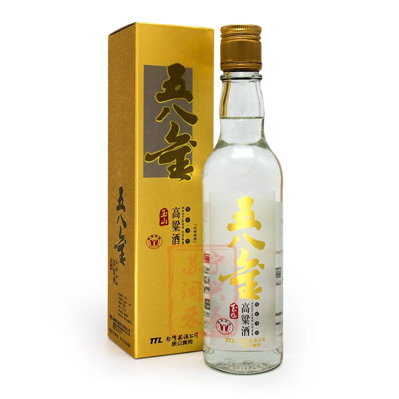 2011年份老酒】台湾玉山高粱酒五八金58度台湾白酒300ml/瓶【价格图片