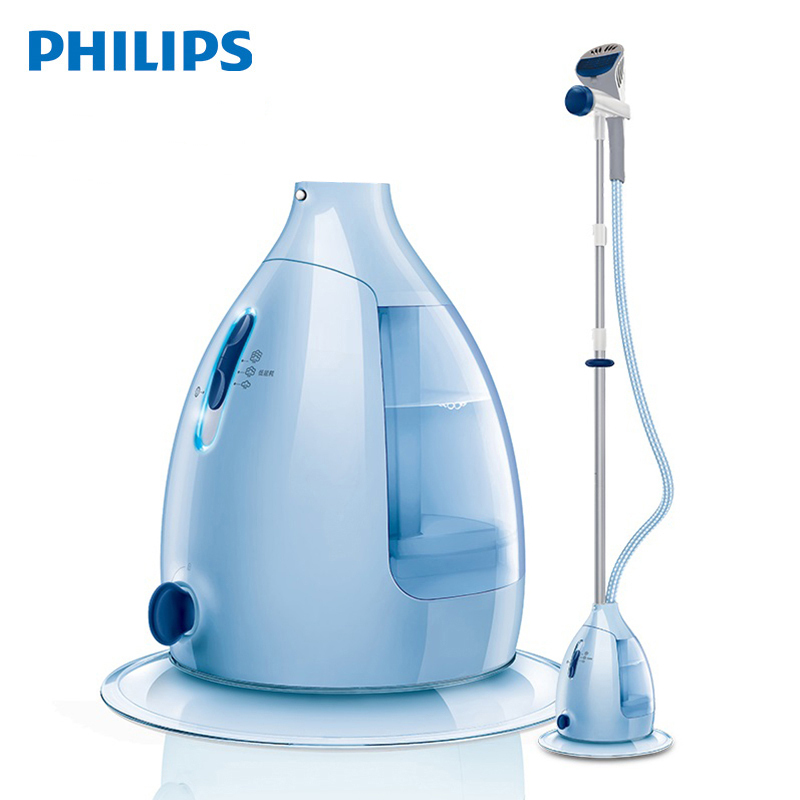 飞利浦(Philips)挂烫机GC560/28 2000瓦家用手持迷你3档蒸汽调节1.2L大容量水40克/分钟蒸汽电熨斗