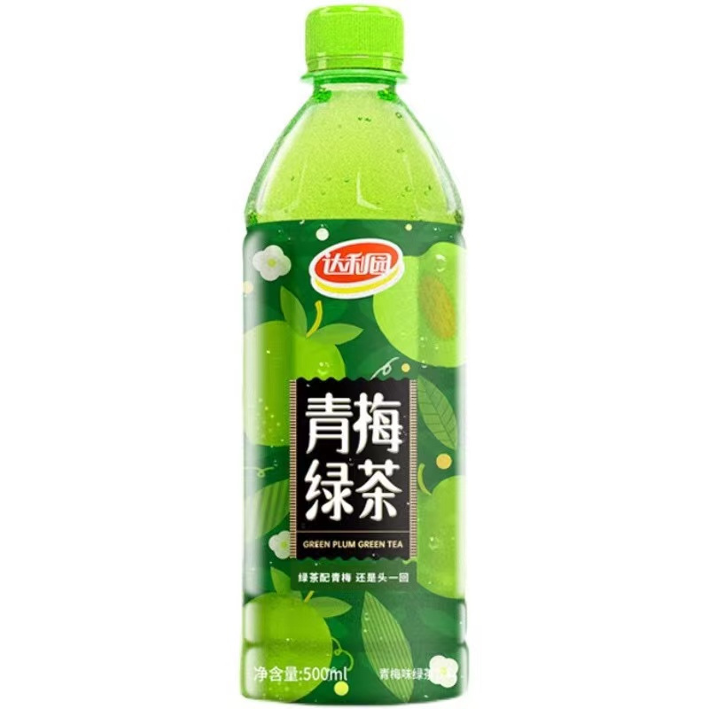 达利园网红青梅绿茶500ml*5瓶茶饮料果味茶饮品