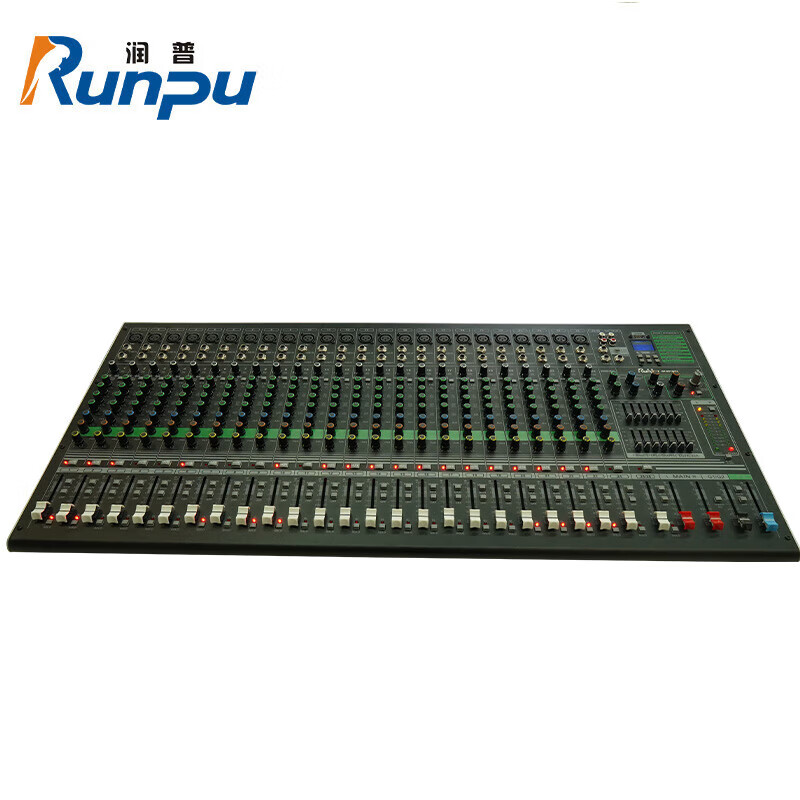 润普Runpu RP-MTY8024S 国产化专业调二十四路音台 视频会议本地扩音数字混响效果模拟24路调音台QY高清大图