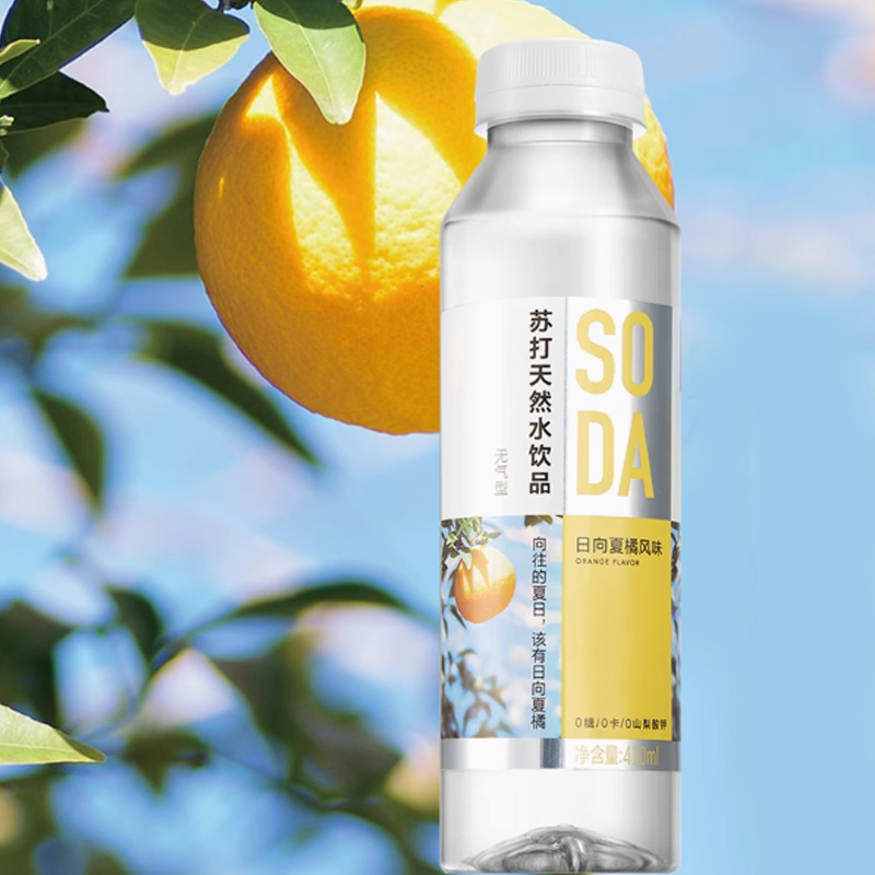 恒田(HENGTIAN) 苏打天然水饮品 410ml*15瓶高清大图