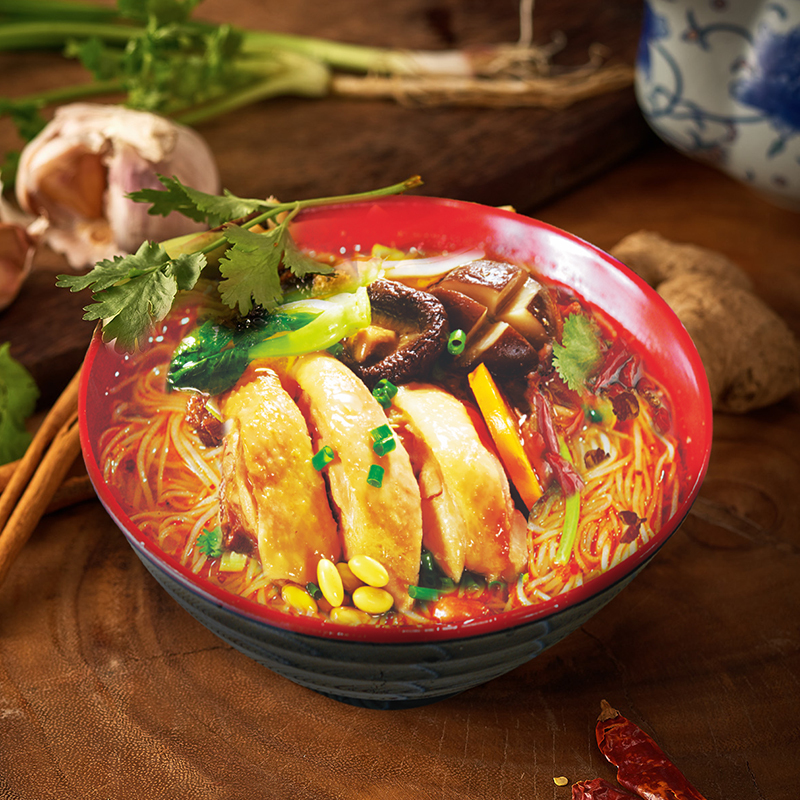 光友 绵阳米粉 120克/包 (鸡肉味) 3包组合装 四川特色早餐冲泡可食牛肉肥肠米粉粉丝高清大图