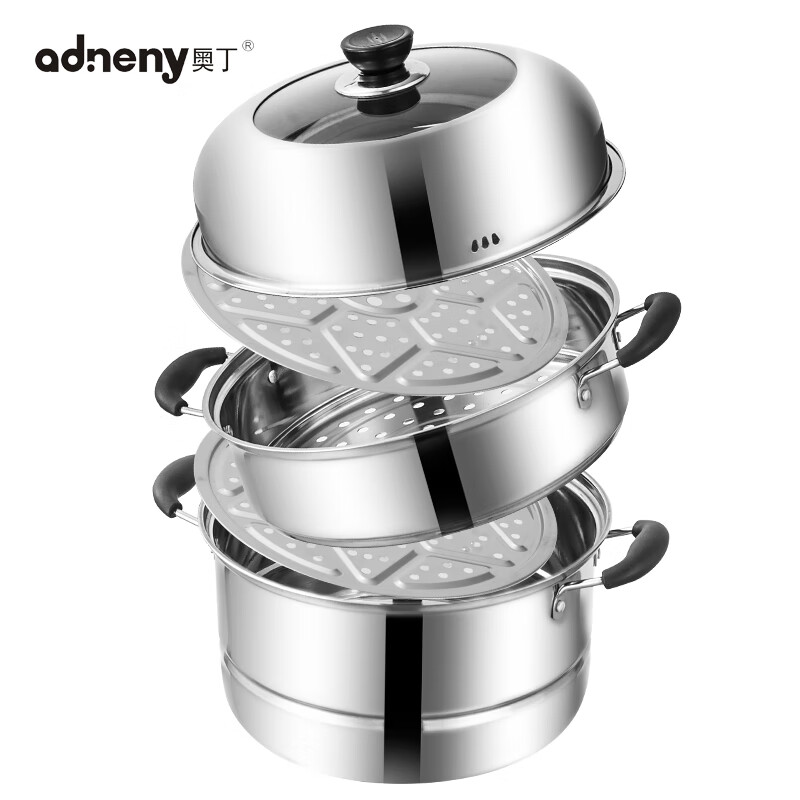 奥丁(adneny) AO-29A 福满家系列多用三层蒸锅高清大图