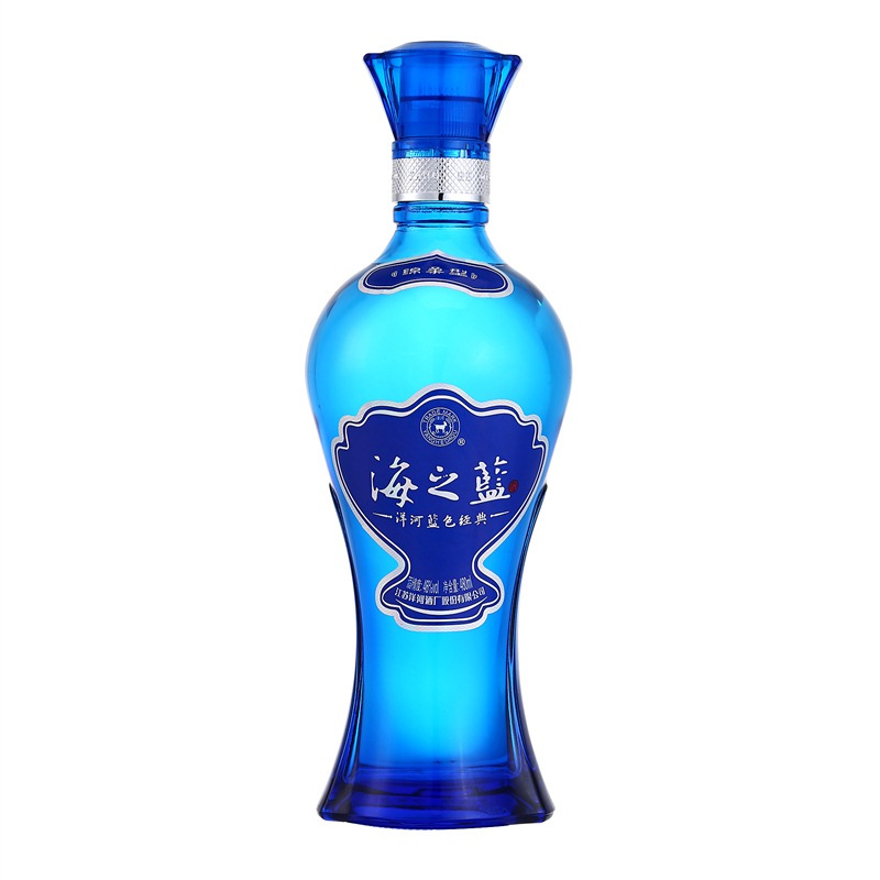 洋河(YangHe)蓝色经典海之蓝 46度480ml单瓶装浓香型白酒(新老包装随机发货)