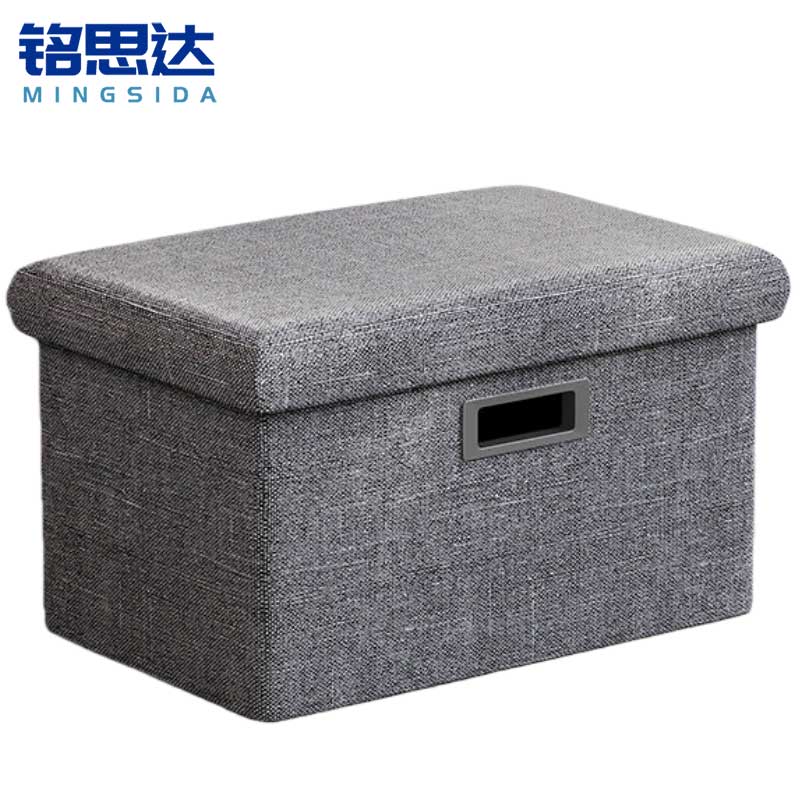 铭思达收纳箱换鞋凳高清大图