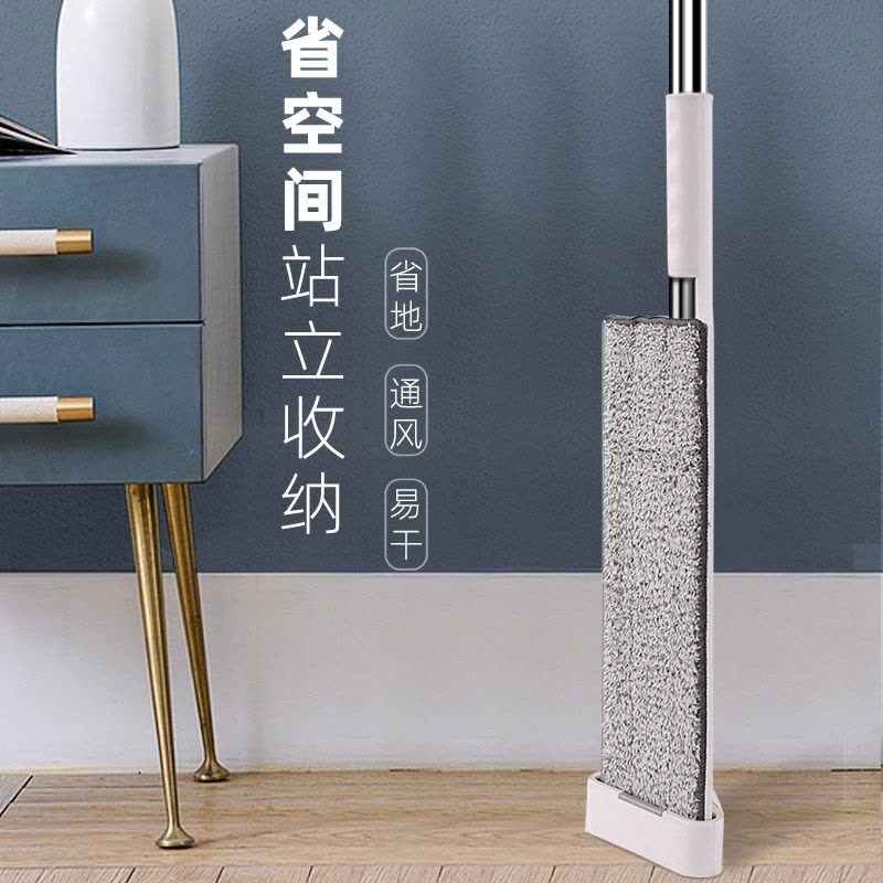 免手洗拖把平板家用一拖干湿两用吸水拖布旋转木板懒人拖地神器图片