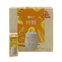 蒙牛 纯甄 巴氏热处理风味酸奶桃燕麦风味酸奶 200g*10 营养早餐酸奶 礼盒装休闲办公室饮品
