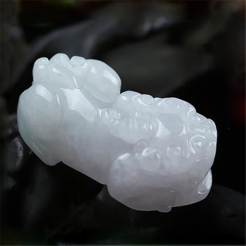 翡翠貔貅挂件项链坠男女款玉坠挂饰品带证书送女朋友七夕情人节礼物
