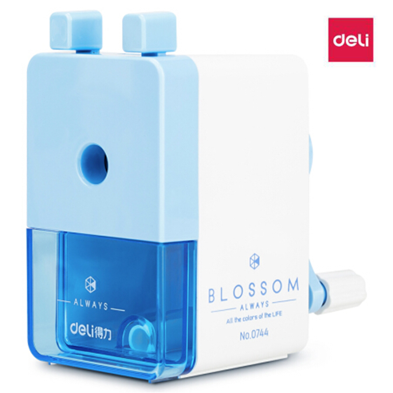 得力(deli) 0744 铅笔削笔器 2只装 颜色随机