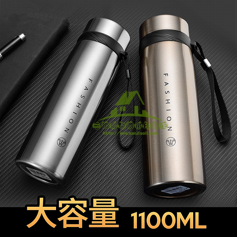 新款保温杯大容量1000ml户外男士成人便携茶杯304不锈钢水杯家用高档水杯水具