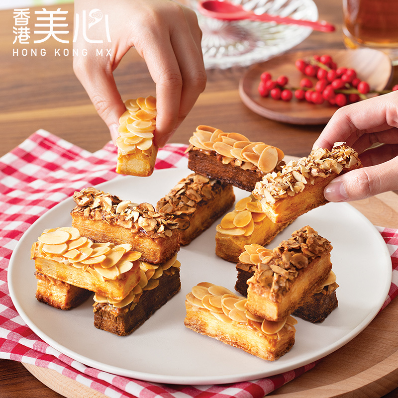 香港美心 原味鸡蛋卷448g+小食6袋组合装
