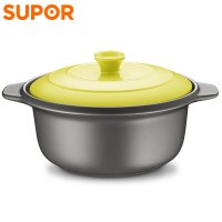 苏泊尔(SUPOR)新陶养生煲怡悦系列浅汤煲汤锅陶瓷煲砂锅多用炖煲 EB40CT01-Y