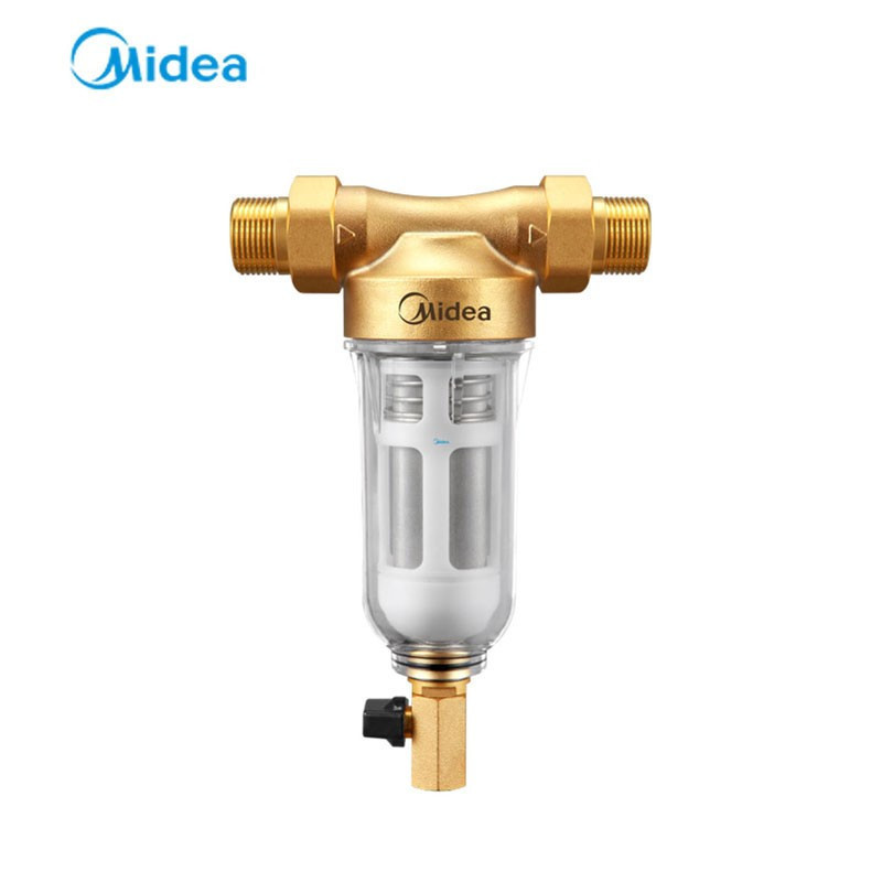 美的(Midea) 前置过滤器 双滤网反冲洗3T/h 家用全屋净化自来水净水器 QZBW20S-8