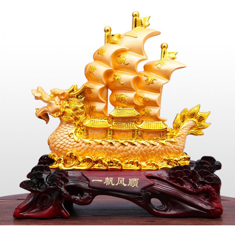 美帮汇大号一帆风顺帆船工艺品公司办公室店铺开业礼品客厅摆件高清大图