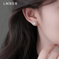 999纯银如意平安锁耳钉女小众设计高级感银耳环2025新款耳饰送女朋友老婆情人节七夕生日礼物