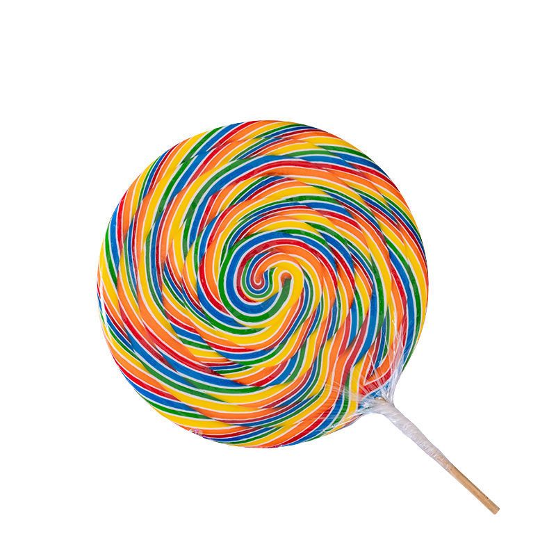 300g棒棒糖无礼盒七夕情人节礼物送女友巨型超大彩虹棒棒糖大号吃不完