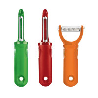 OXO 奥秀厨房工具美国切丝削皮刀刨刀三件套 可削软皮