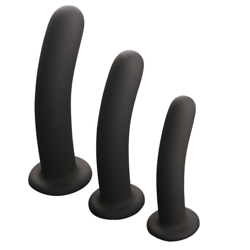 云曼 外出后庭肛塞肛条 快感自嗨玩男用肛塞扩肛条gay后庭自玩棒女用穿戴阳具裤 成人情趣性用 圆头款（小号+中号+大号）图片