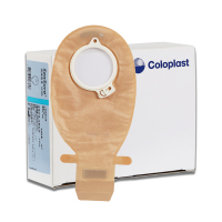 康乐保(Coloplast)胜舒10386二件式肠造口袋半透明大便造瘘袋60mm 1个